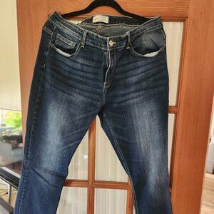 BKE Payton Mid Rise Universal Fit Straight Leg 34 x 32